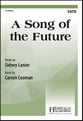 A Song of the Future SATB choral sheet music cover